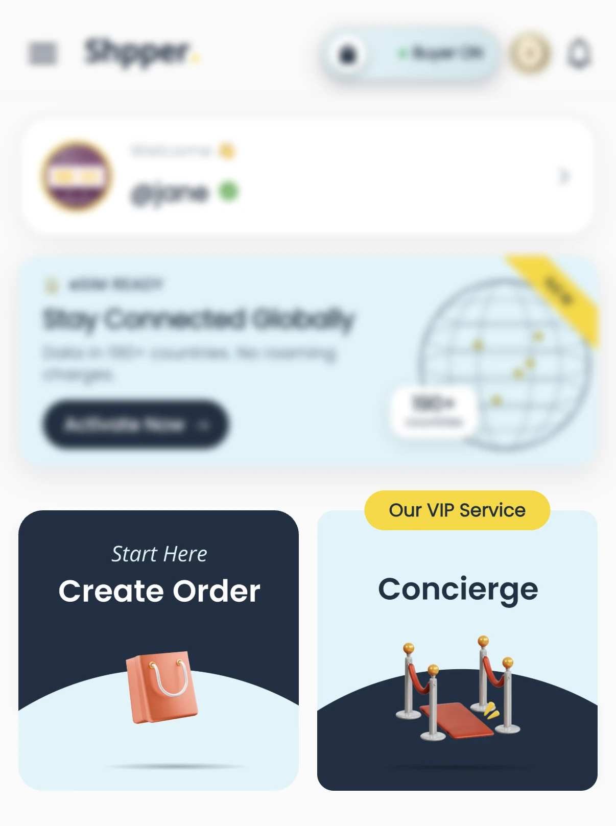 How to create an order in the Shpper app
